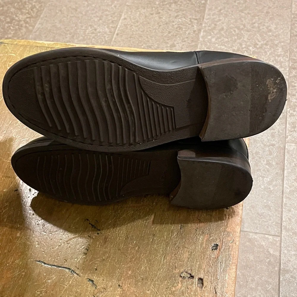 RHODE Men's  Black Leather Boots - Picture 2 of 3